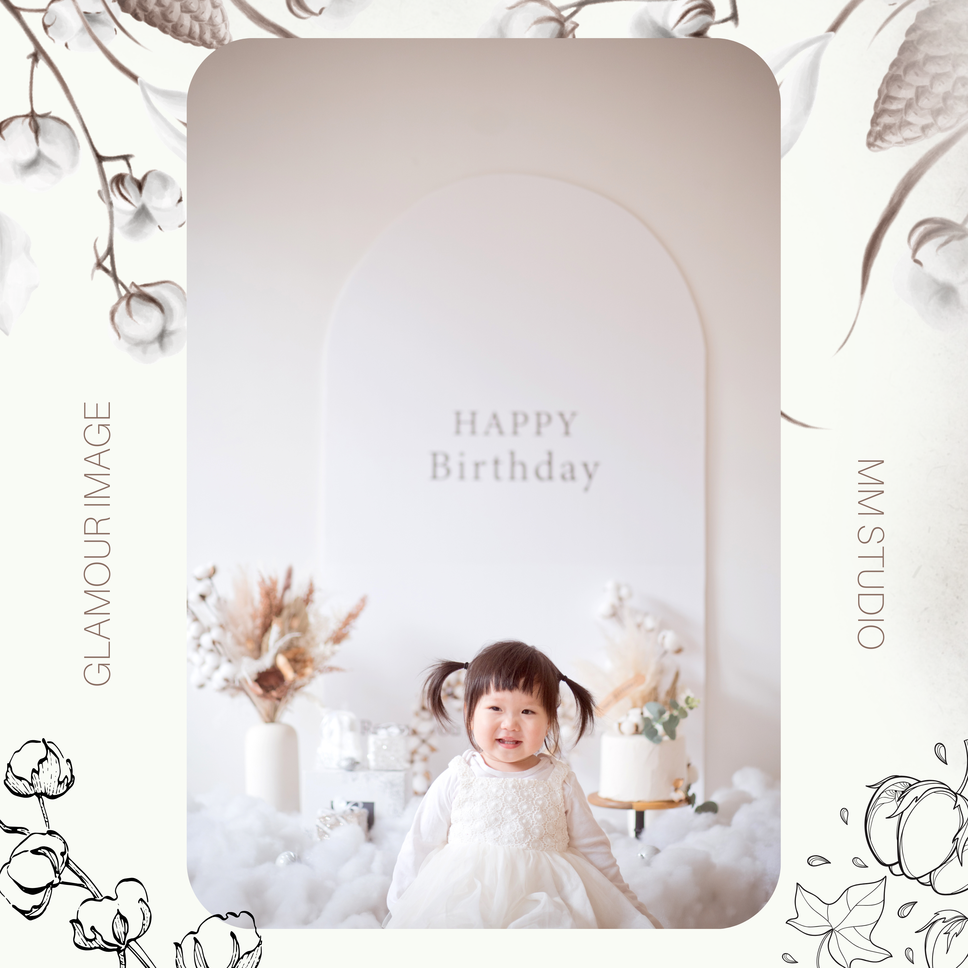 小朋友生日個人拍攝組合