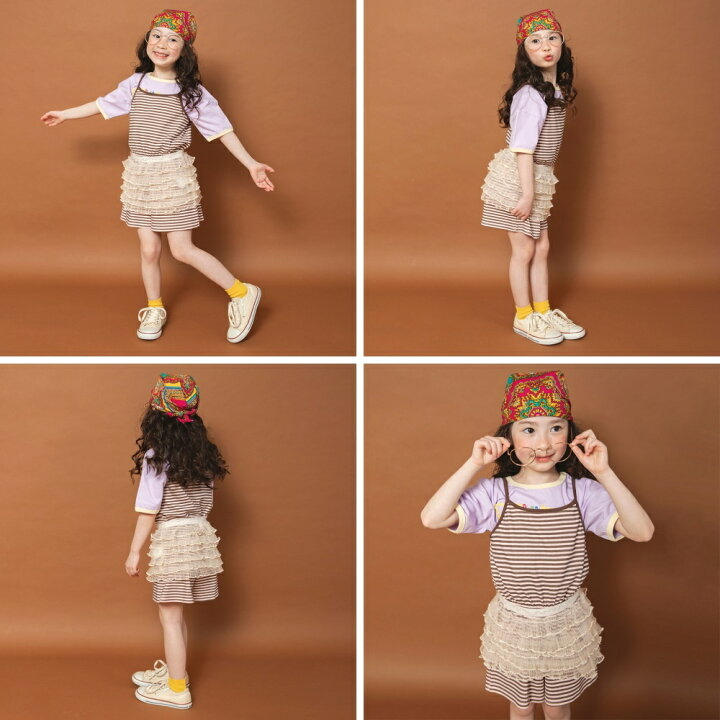 🇯🇵預訂 日本直送🇯🇵Branshes x Rii系列三色薄紗荷葉邊層疊圍裙