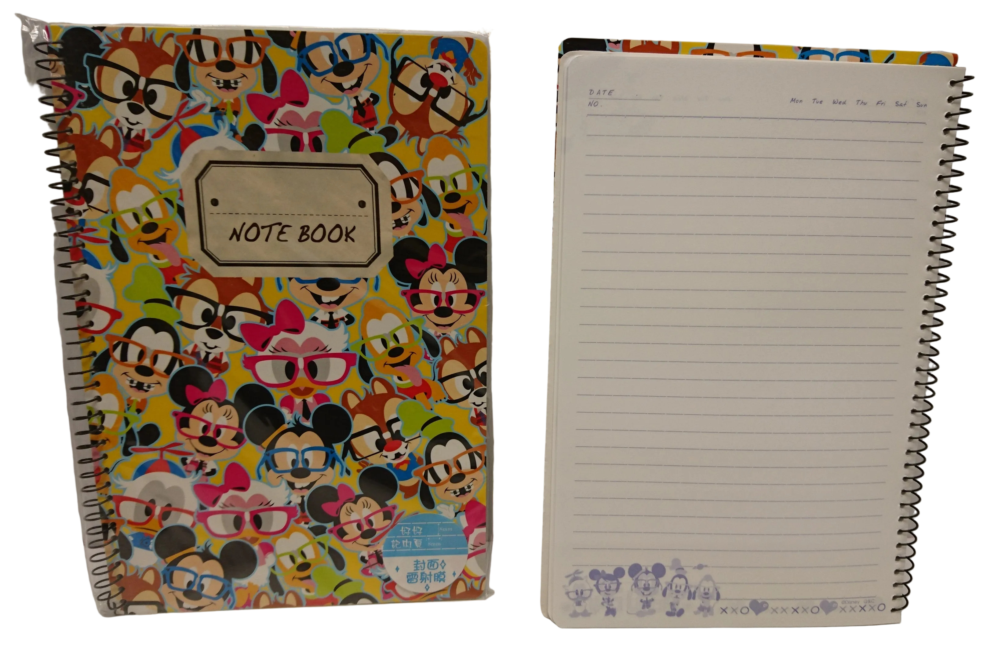 B5 筆記圈簿  Mickey And Friends (DPNA-18K-11A)