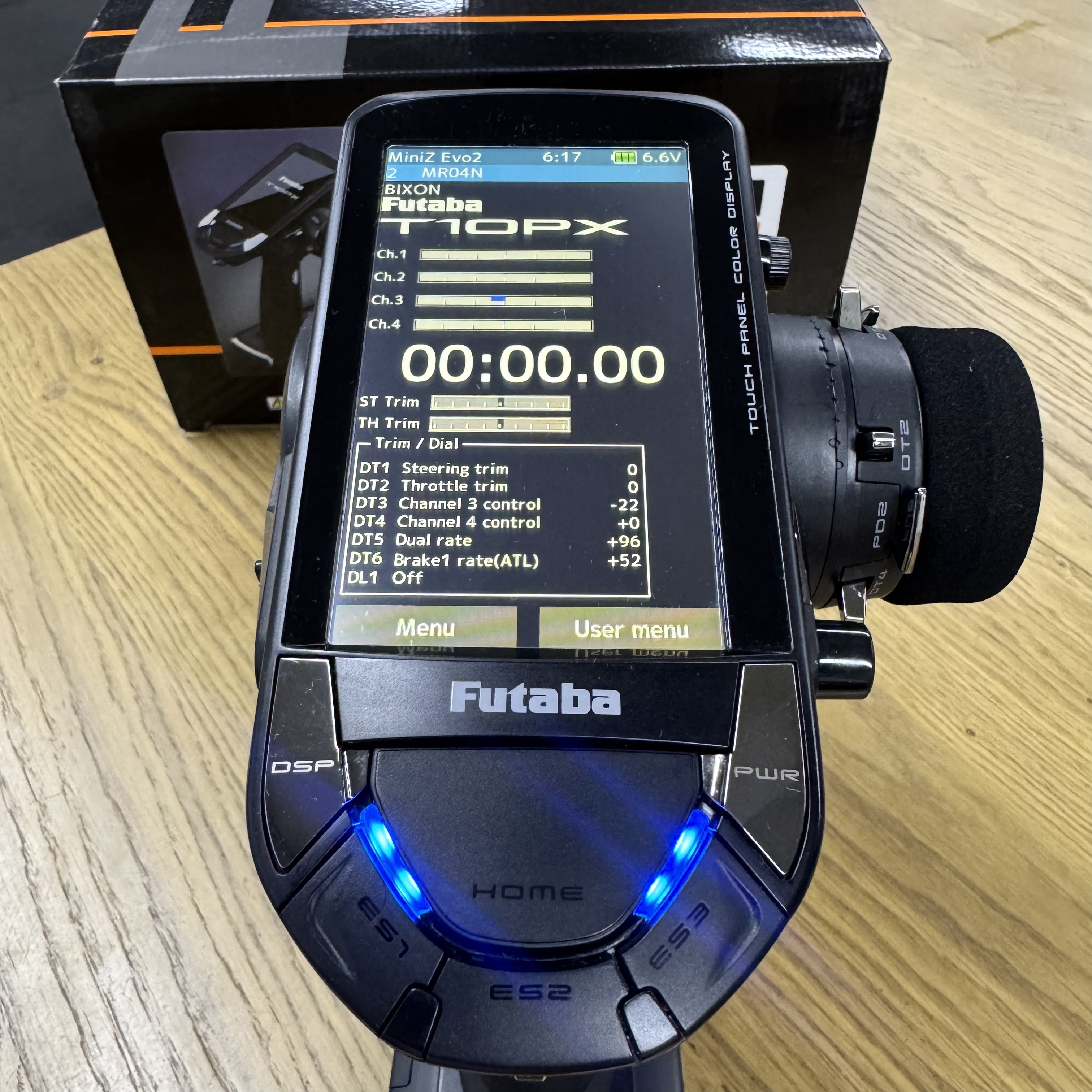 Futaba 10PX 2.4GHz T-FHSS 7-Channel Transmitter (中古Refurbished products)
