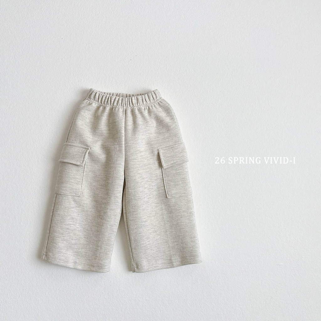 🌸預訂 韓國直送🌸🇰🇷VIVIDI四色寬鬆工裝闊腳運動褲