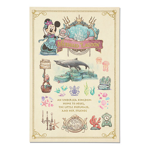 【預訂】DisneySea 25th The Jubilee Journey - postcard (Mermaid Lagoon)