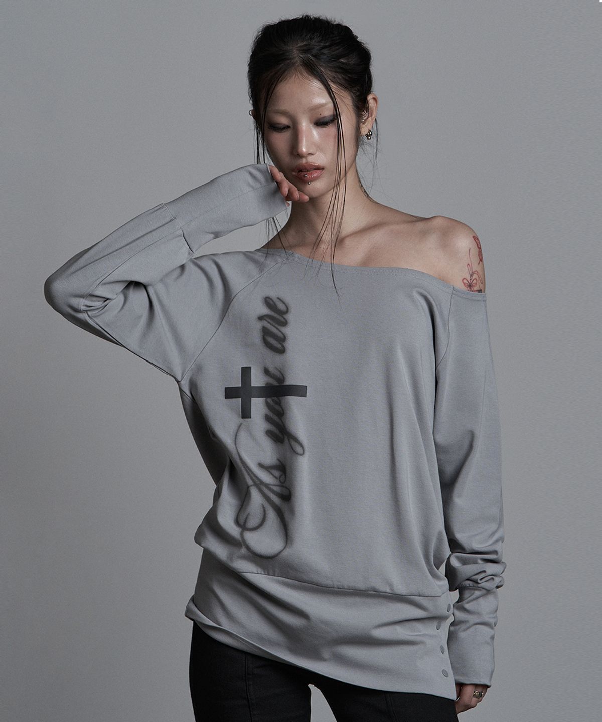 🇰🇷訂購｜asur 26SS｜Cross under snap long sleeve 4色 