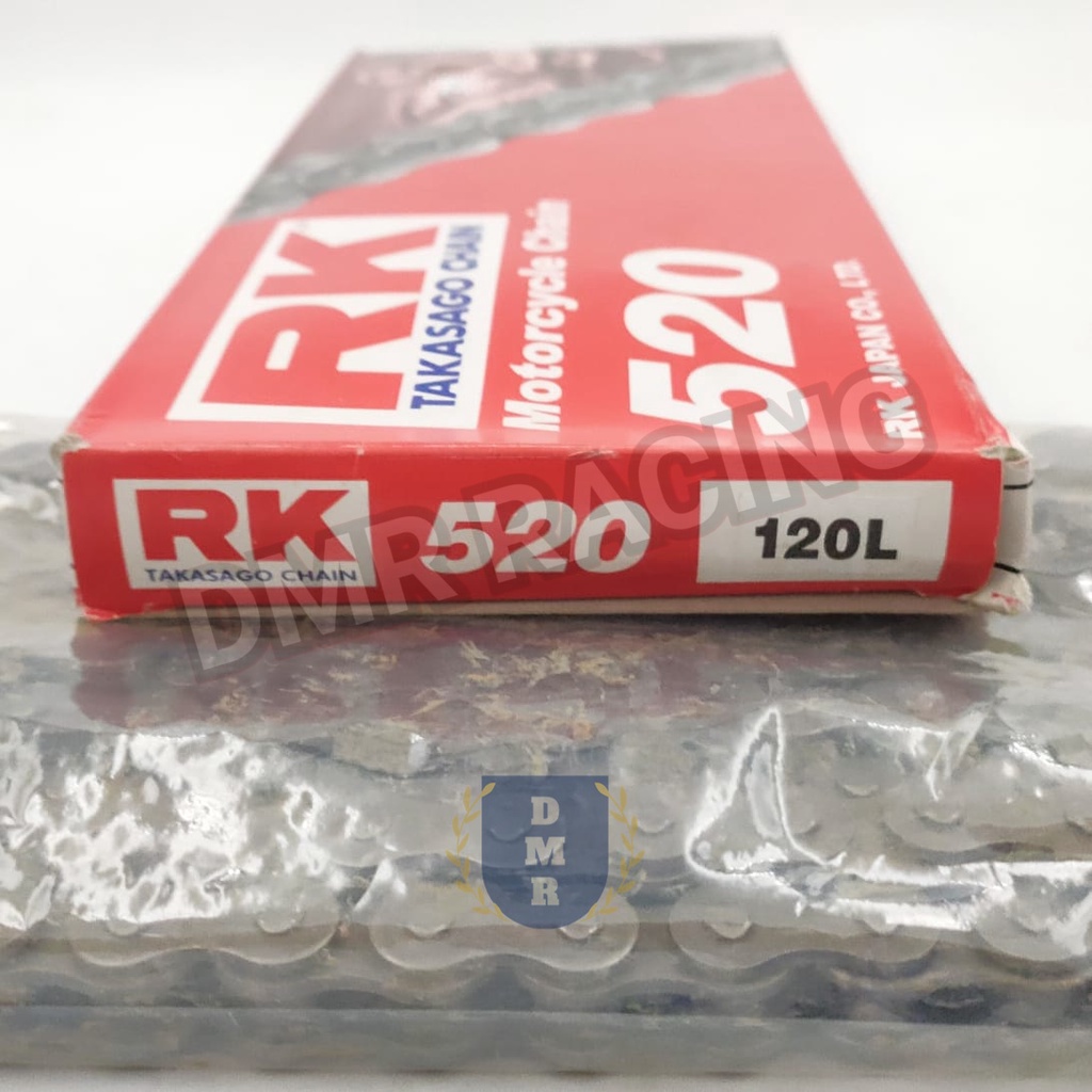 Original RK Japan 520 Motorcycle Chain 120L (R25/NINJA250/CBR250RR/SHR-1/SHR-3/HJ250/KEWS/BNK-3/RNK/FLY250/CHEETAH)