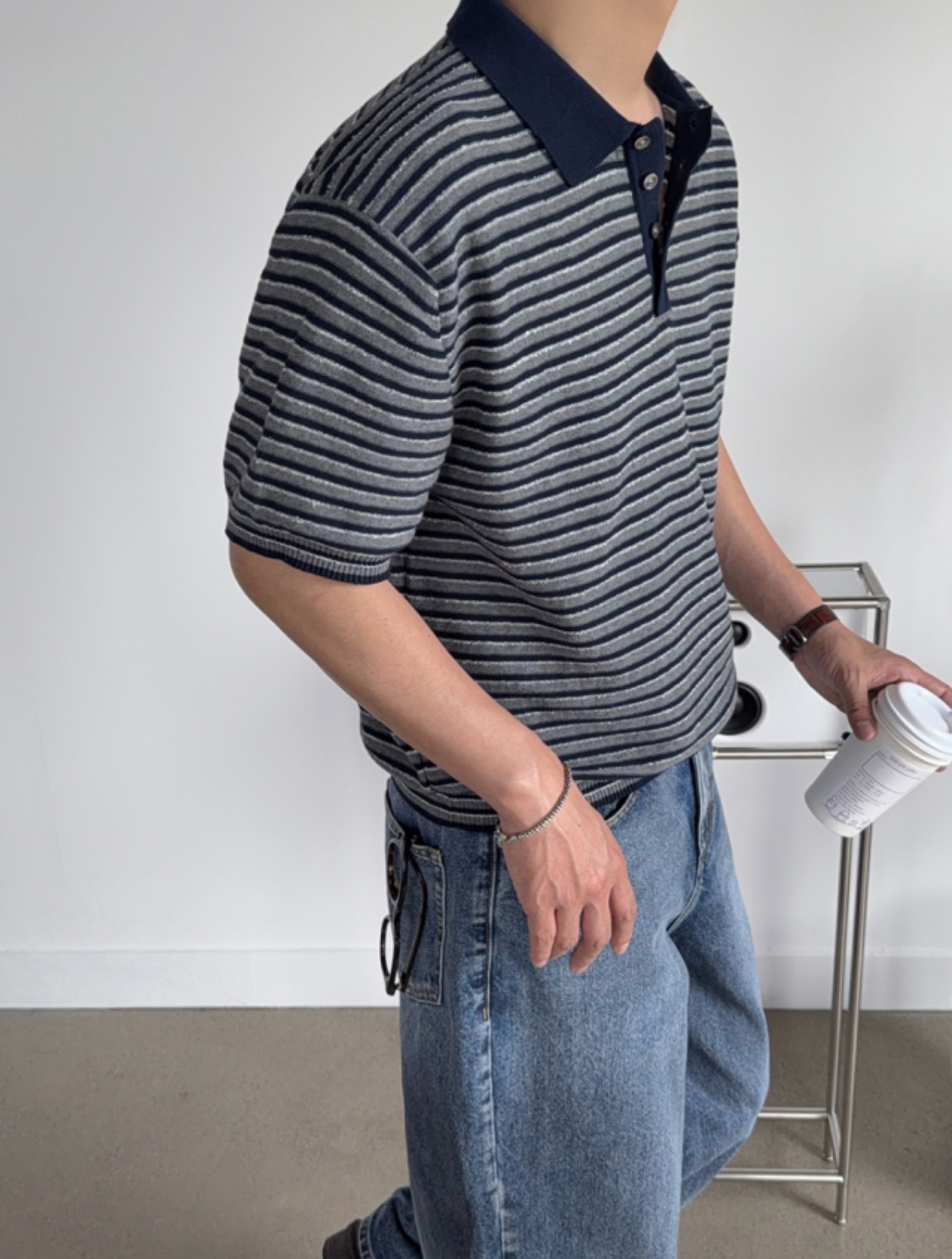 🇰🇷橫間4鈕扣領Polo | Four Button Polo