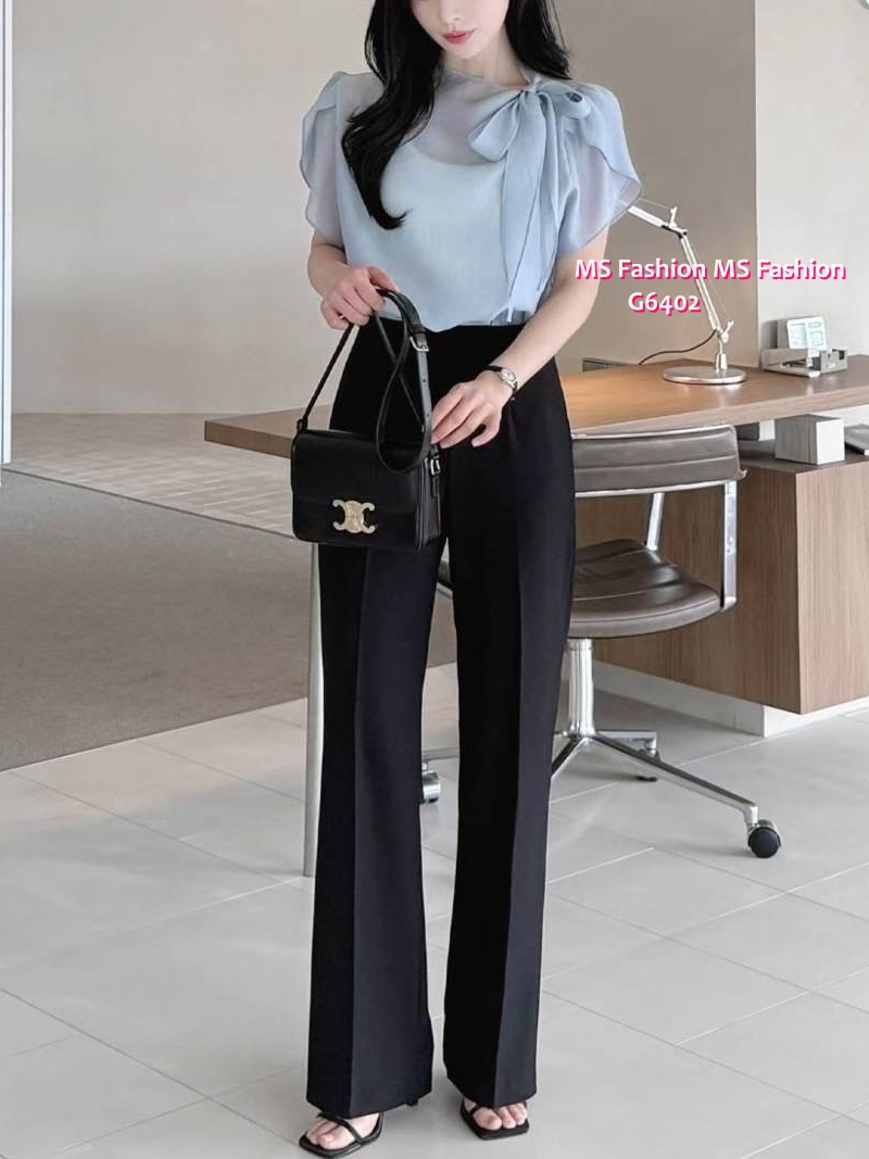 G6402 靚色蝴蝶結Top
