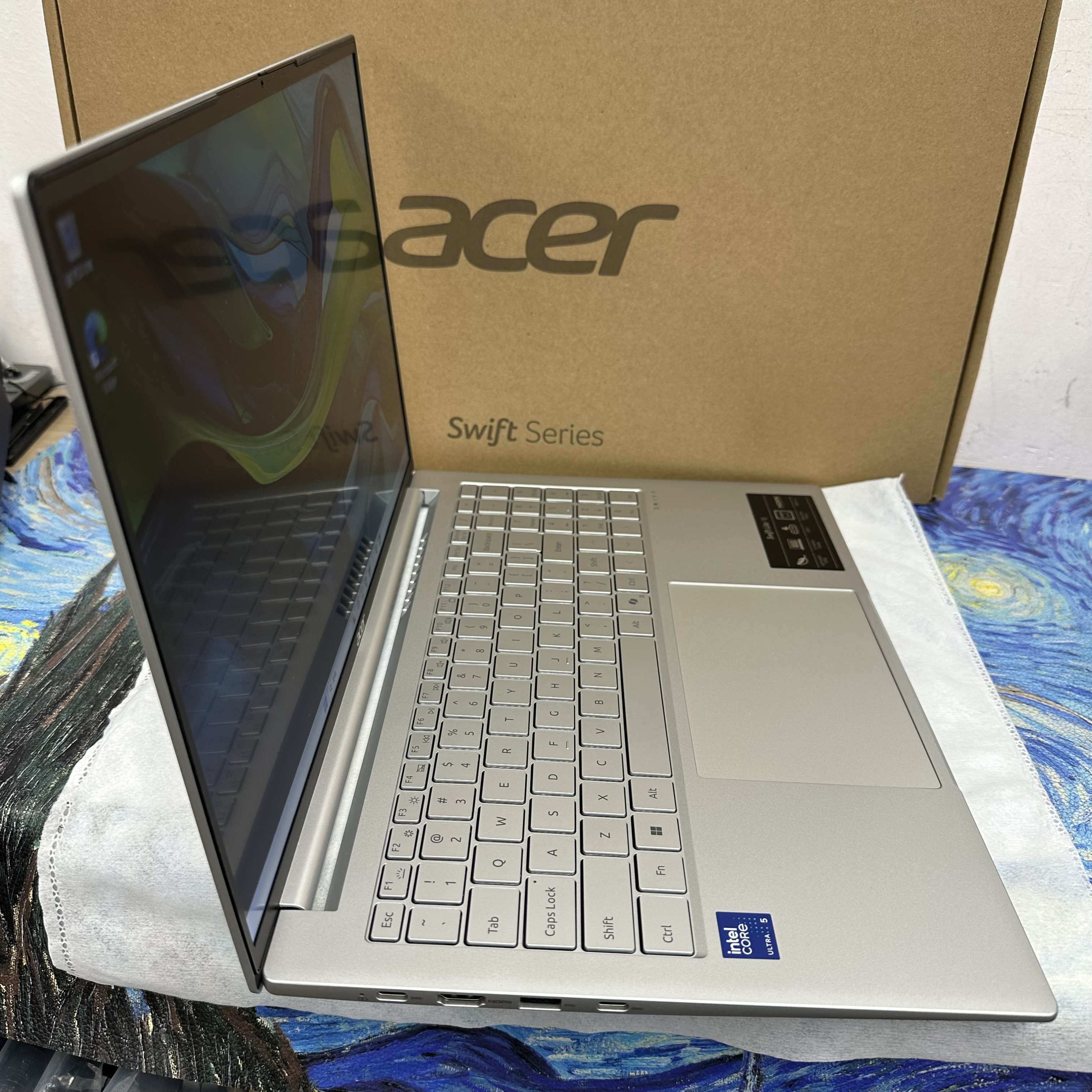 全新16寸 超輕薄 Acer Swift Lite 16  Ultra 5 115U /16GB Ram/512GB SSD/銀色機身 / Laptop / Notebook / 文書 / PC / Movie / Netflix / 原廠保養 / YouTube 
