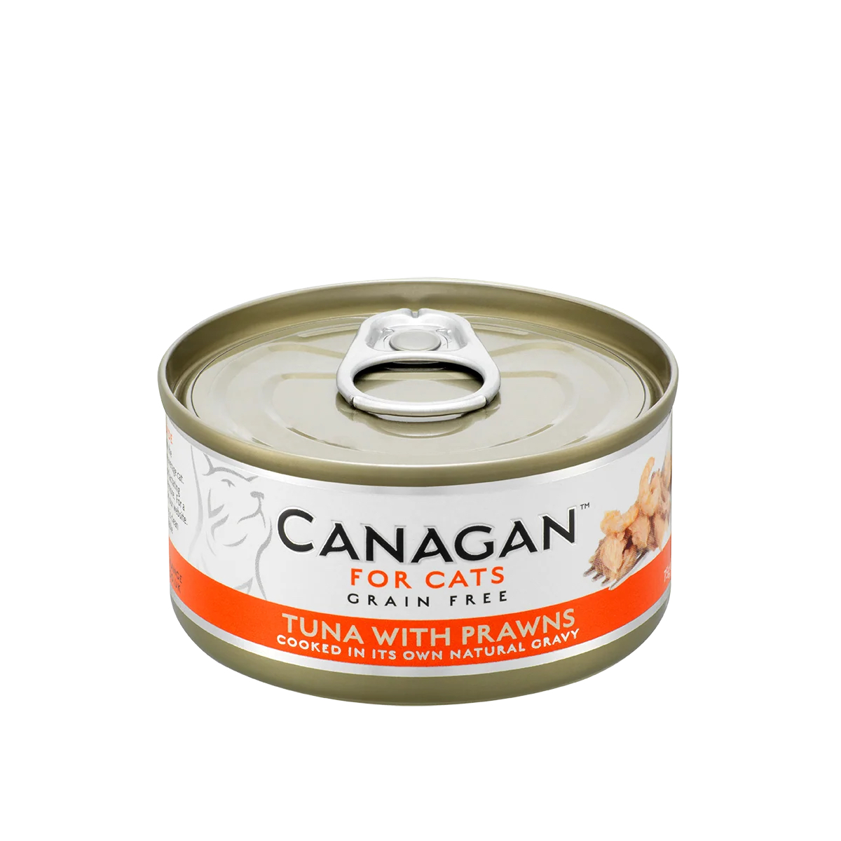 CANAGAN 原之選 吞拿魚伴蝦配方 貓罐頭 75g