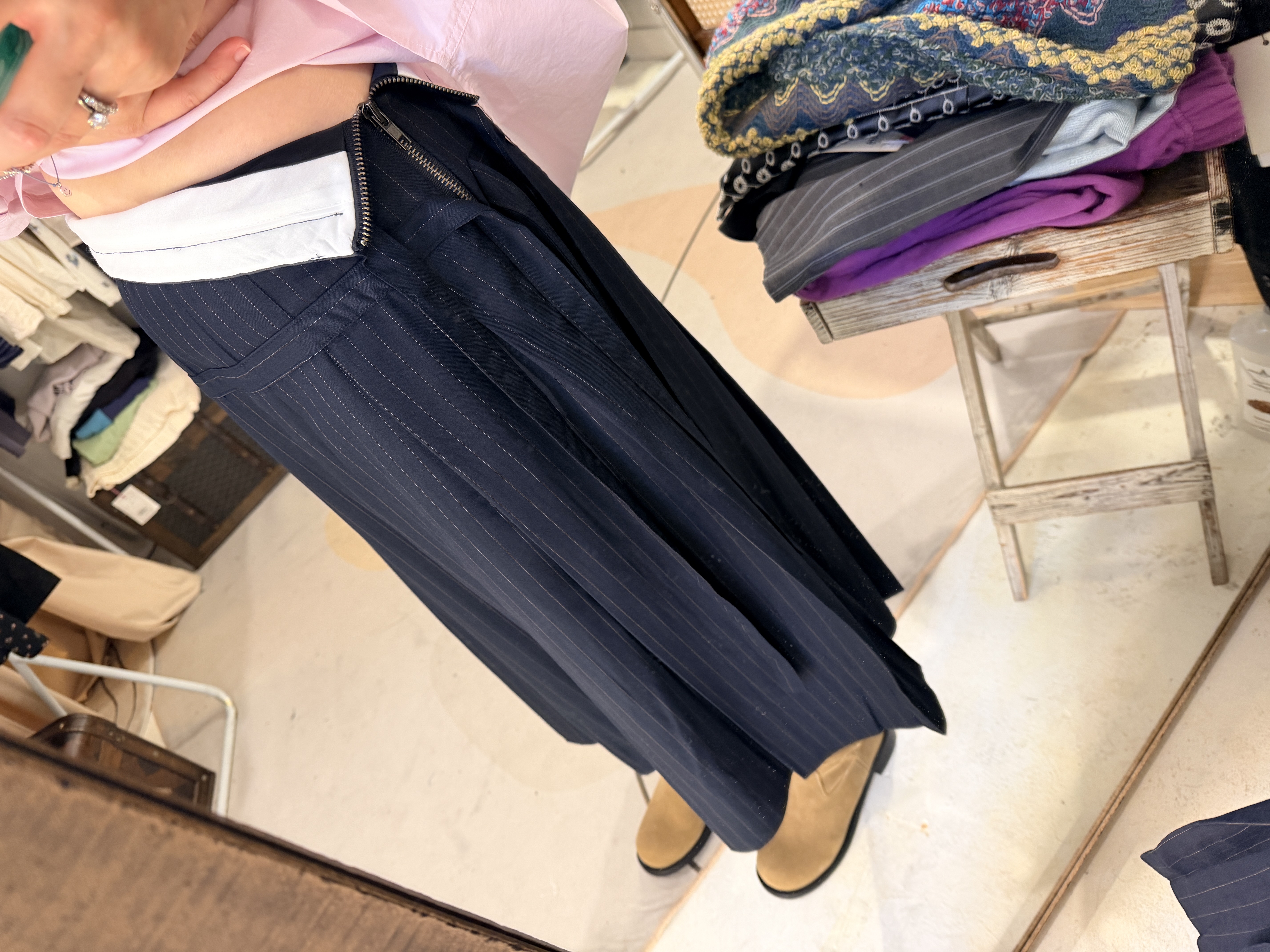 Zipped skirt
