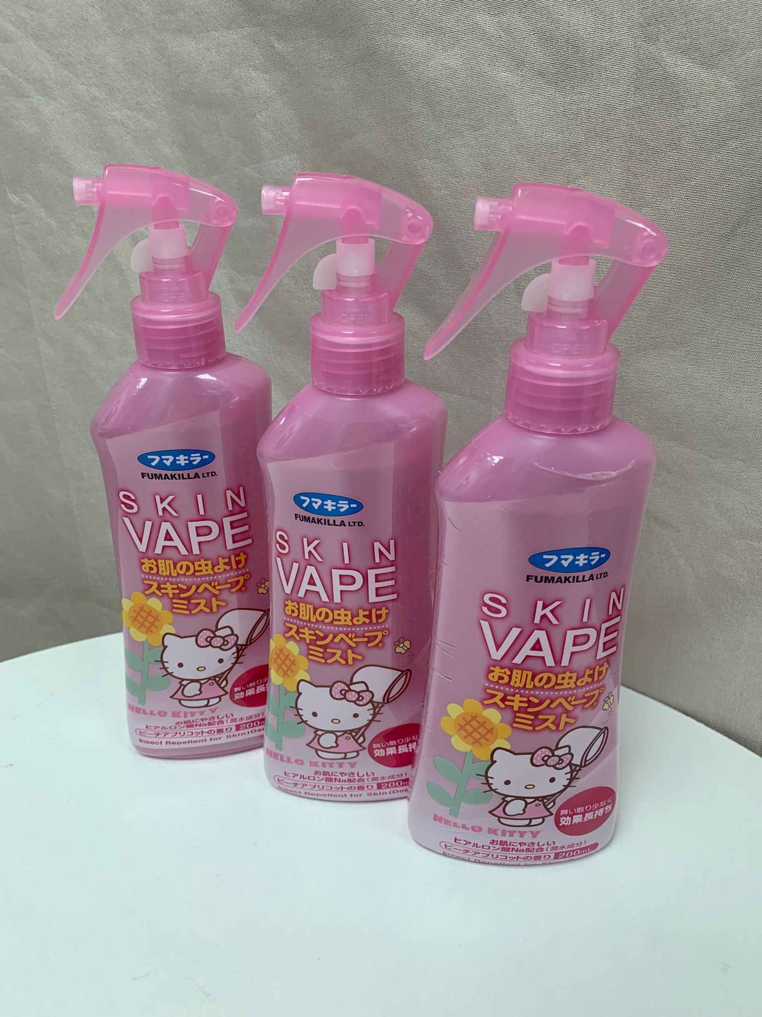 象球牌 SKIN VAPE 驅蚊止汗噴霧 200ml (限量粉紅Hello Kitty) -1枝- 現貨