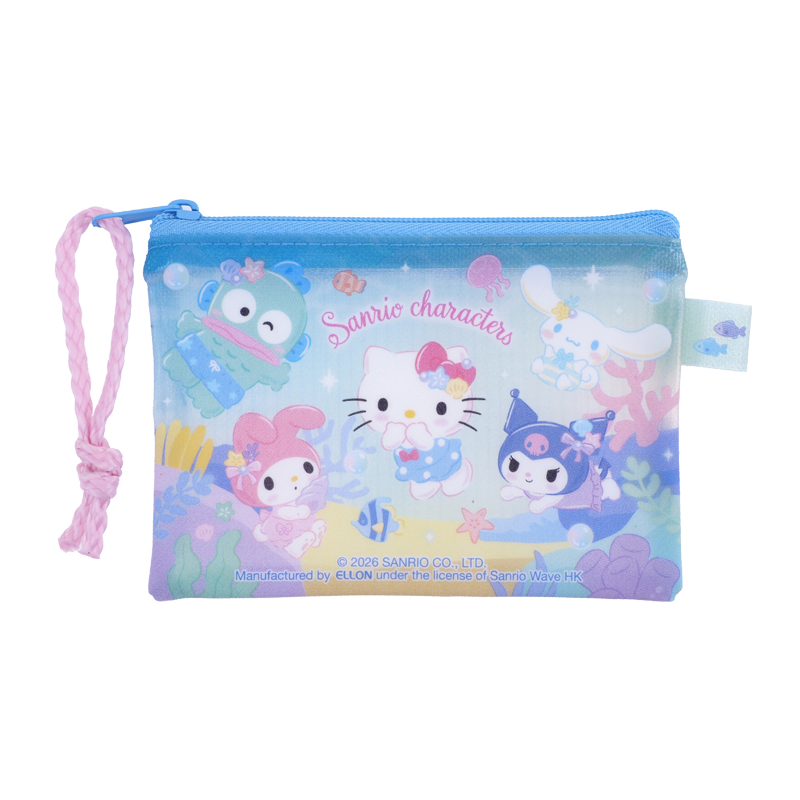 Mix Characters PVC Mesh Bag (Mini Size - Glitter) 閃紗網底文件袋 (迷你)
