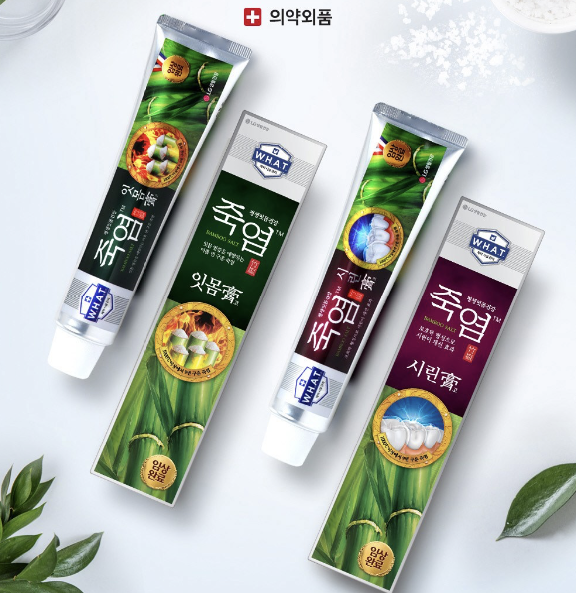 韓國 LG 竹鹽護齦 防敏 牙膏 3支/套｜Bamboo Salt Toothpaste