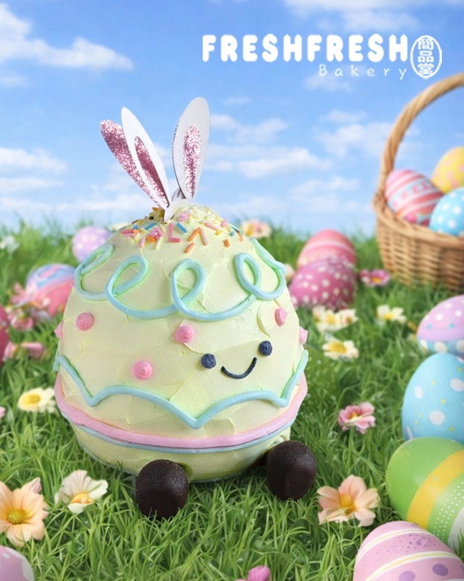 ES1繽紛兔仔復活蛋蛋糕