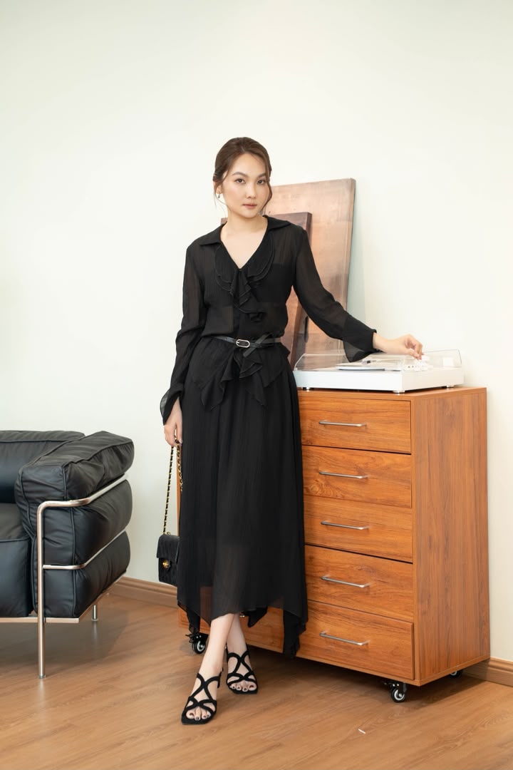 SS-SW5200 FRILL UNEVEN SET SKIRT