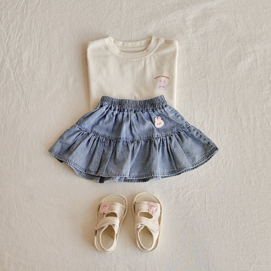 26S/S🌞DTD兔兔寶貝日常牛仔短裙