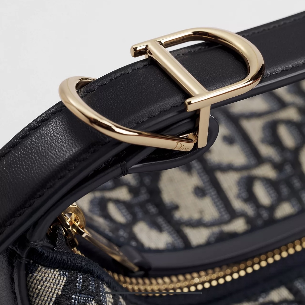Dior Nomad 小袋 藍色 Dior Oblique 緹花
