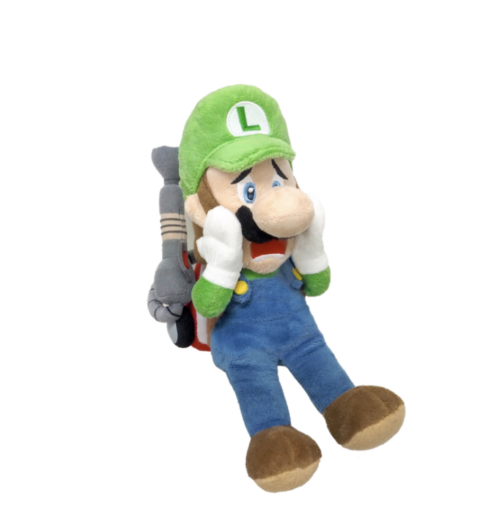Super Mario系列-Luigi's Mansion 2 Soft Toy - Luigi (Ovacuum Head)