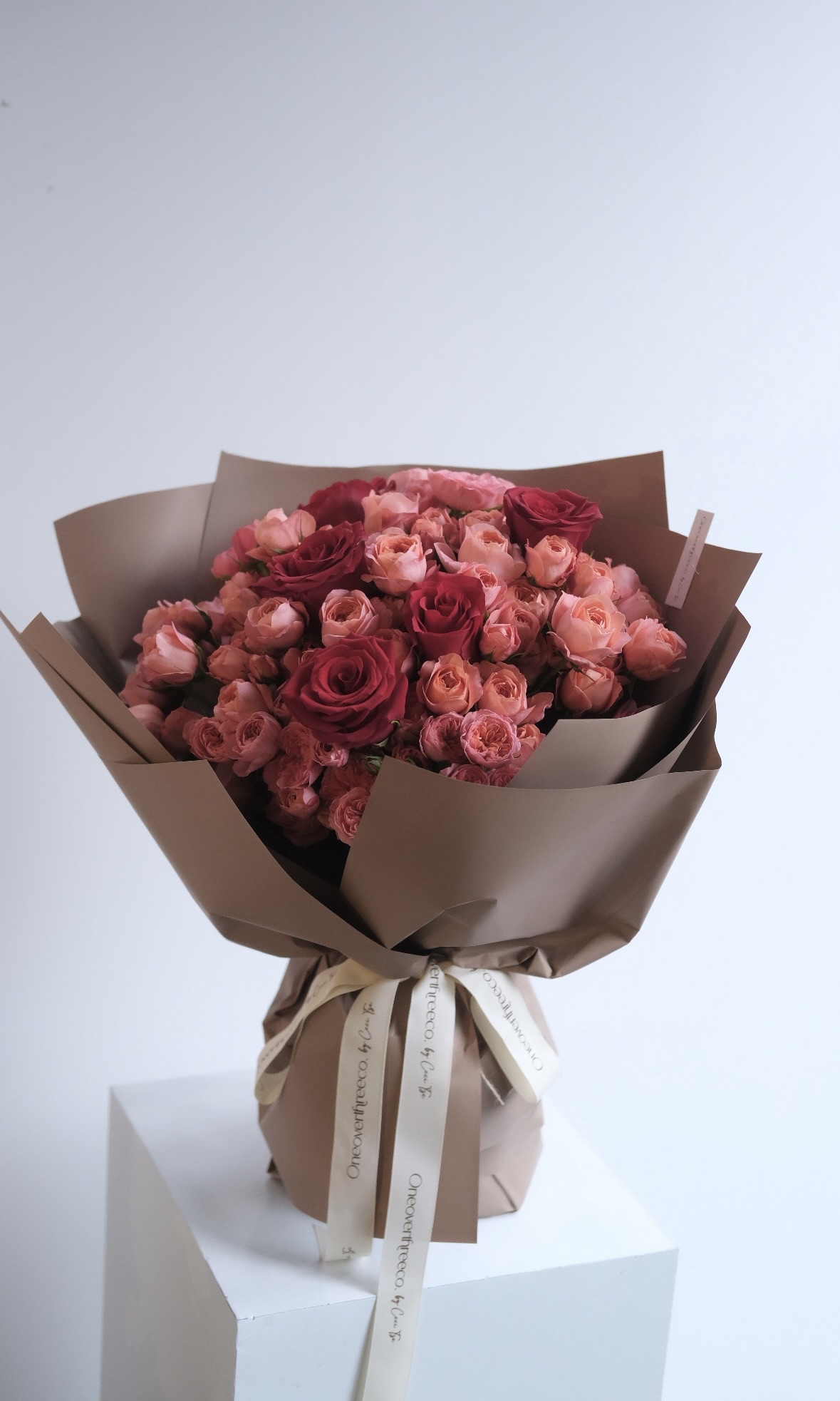 Multihead roses + Red (5stems)