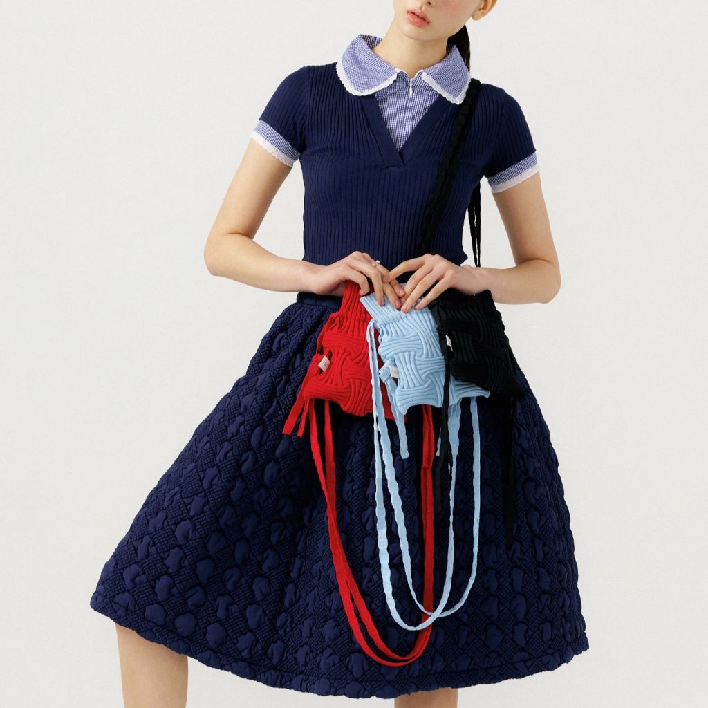 PLEATSMAMA Mini Cross Bow Bag (14色)