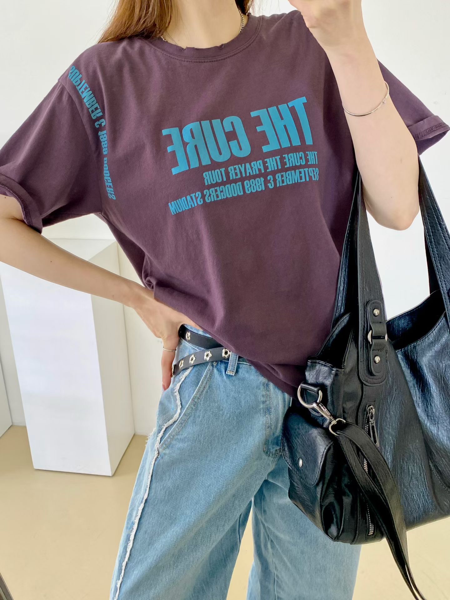 NB24 拼色字Tee 