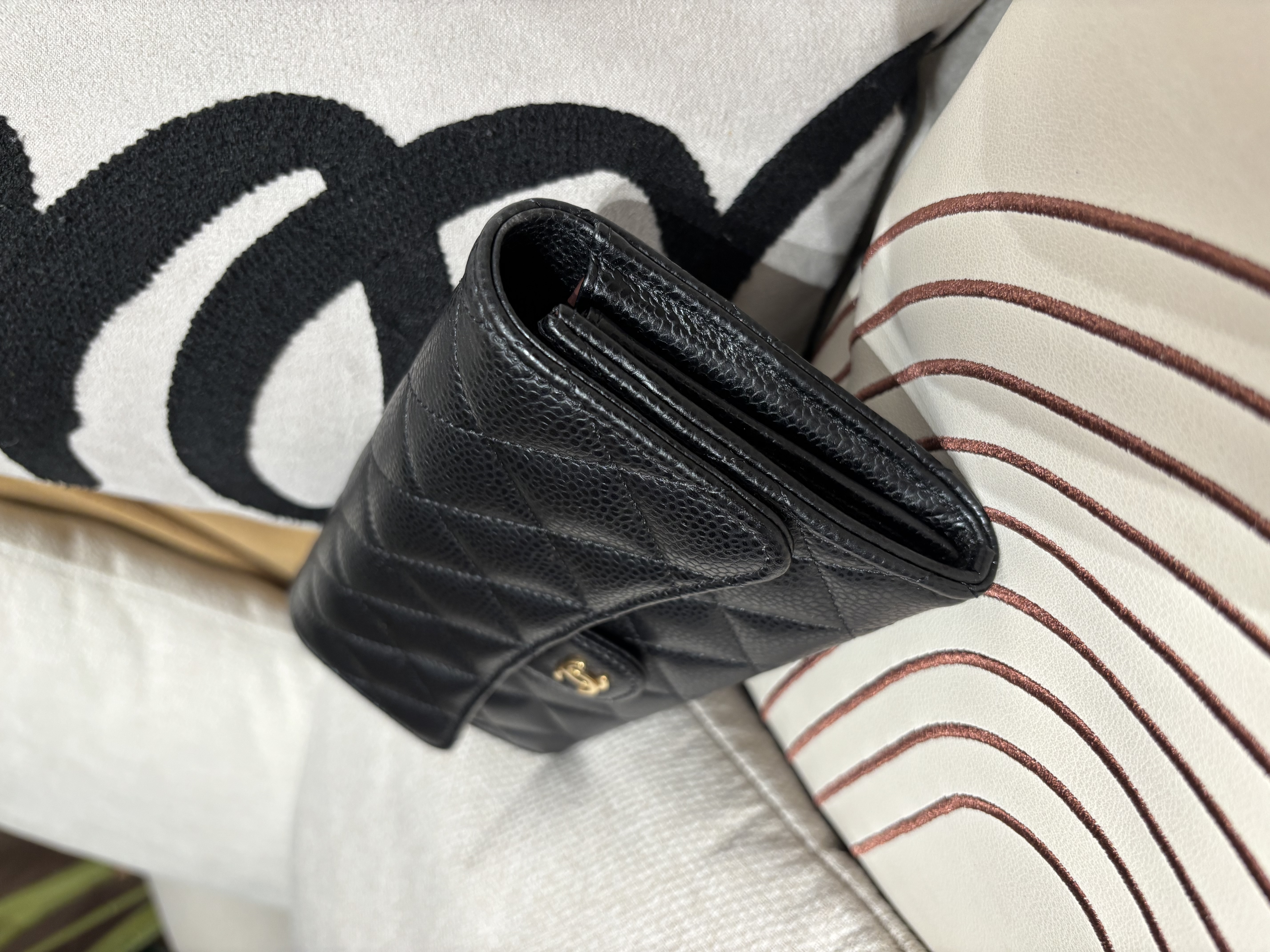 Chanel classic wallet 黑色荔枝牛皮經典長銀包金扣,100%Authentic, 未使用品unused ✅專門店收據✅晶片✅塵袋✅盒 