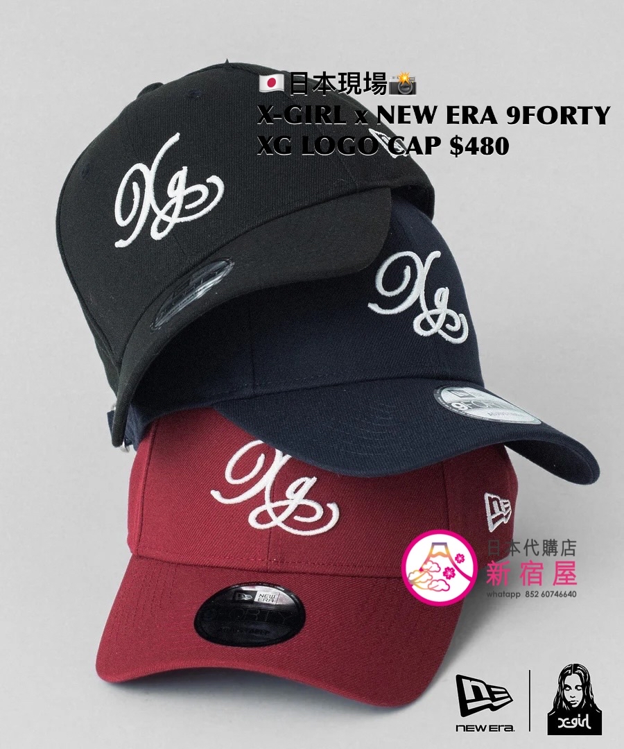X-GIRL × NEW ERA 9FORTY XG LOGO CAP