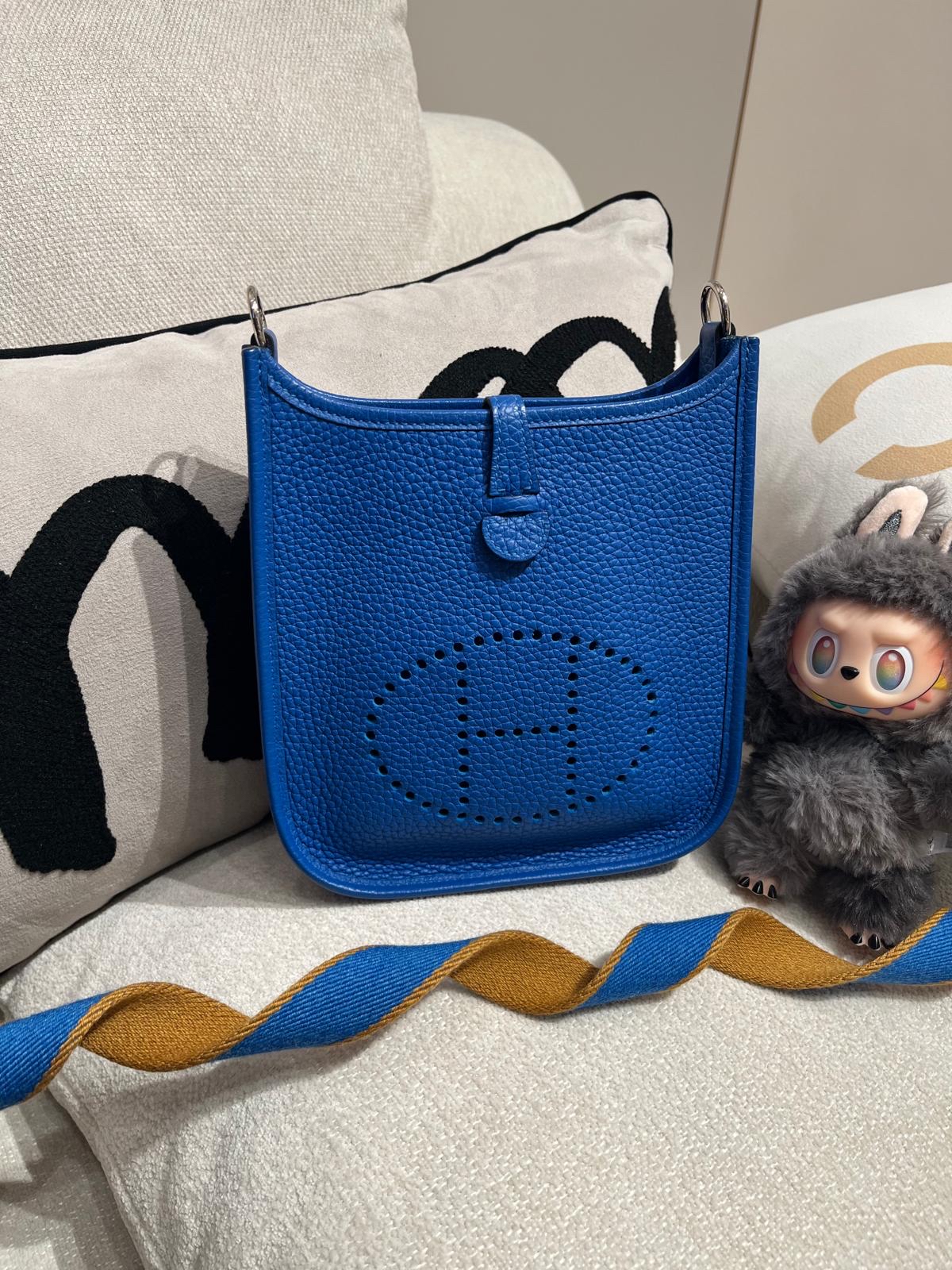 Hermes Mini Evelyne ,Stamp C 100%Authentic , 98%new  ✅strap ✅塵袋  