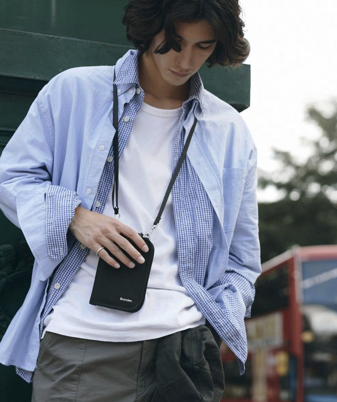 韓國 Branden Safe Plus 防盜 旅行銀包 斜揹袋｜ Cross Wallet Bag