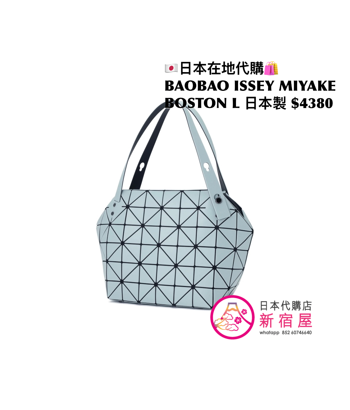 BAOBAO ISSEY MIYAKE BOSTON L