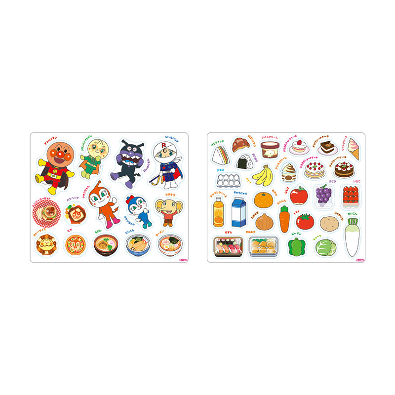 🇯🇵預訂 日本直送🇯🇵超人氣麵包超人可重覆黏貼果凍貼紙書-超級市場