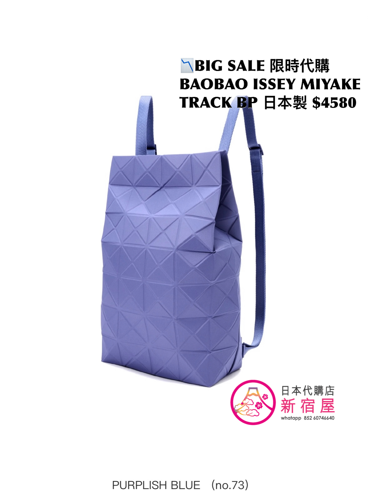 BAOBAO ISSEY MIYAKE TRACK BACKPACK