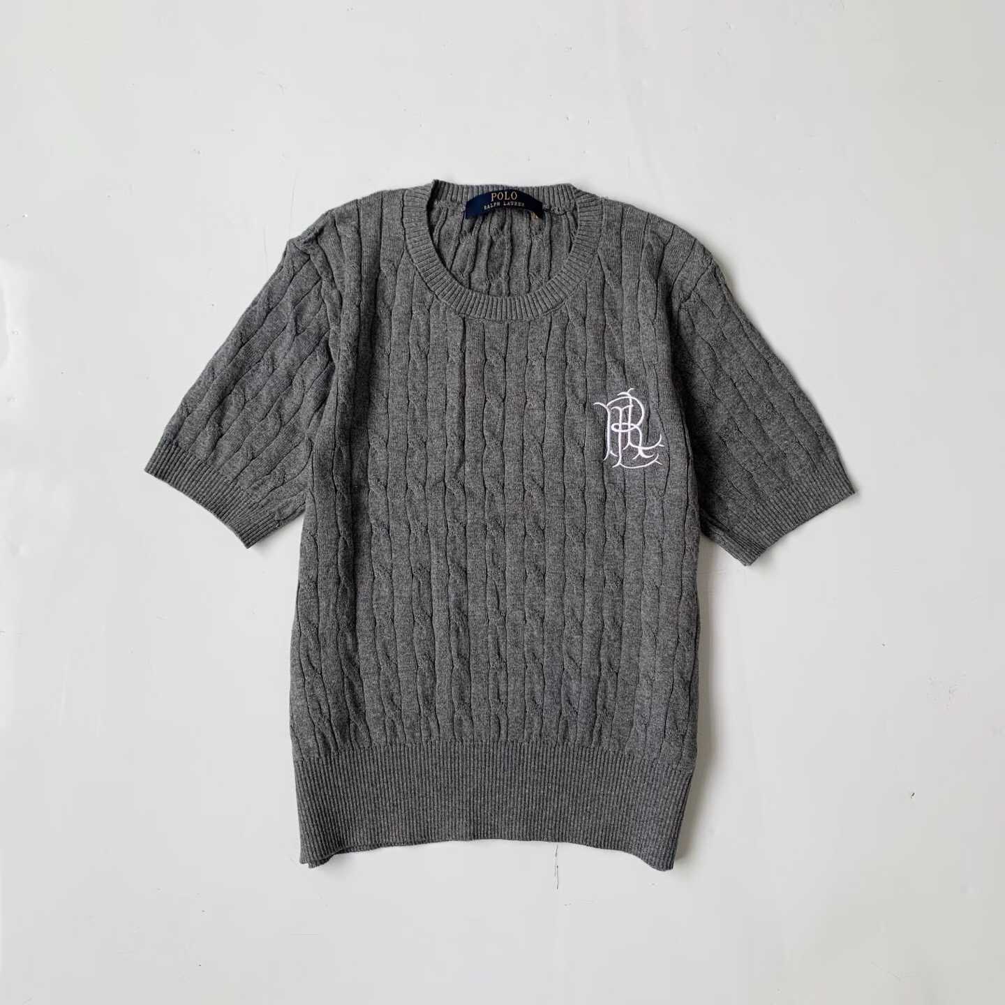 預訂 RL Polo 純棉短袖麻花針織衫 [貨號26A1484]