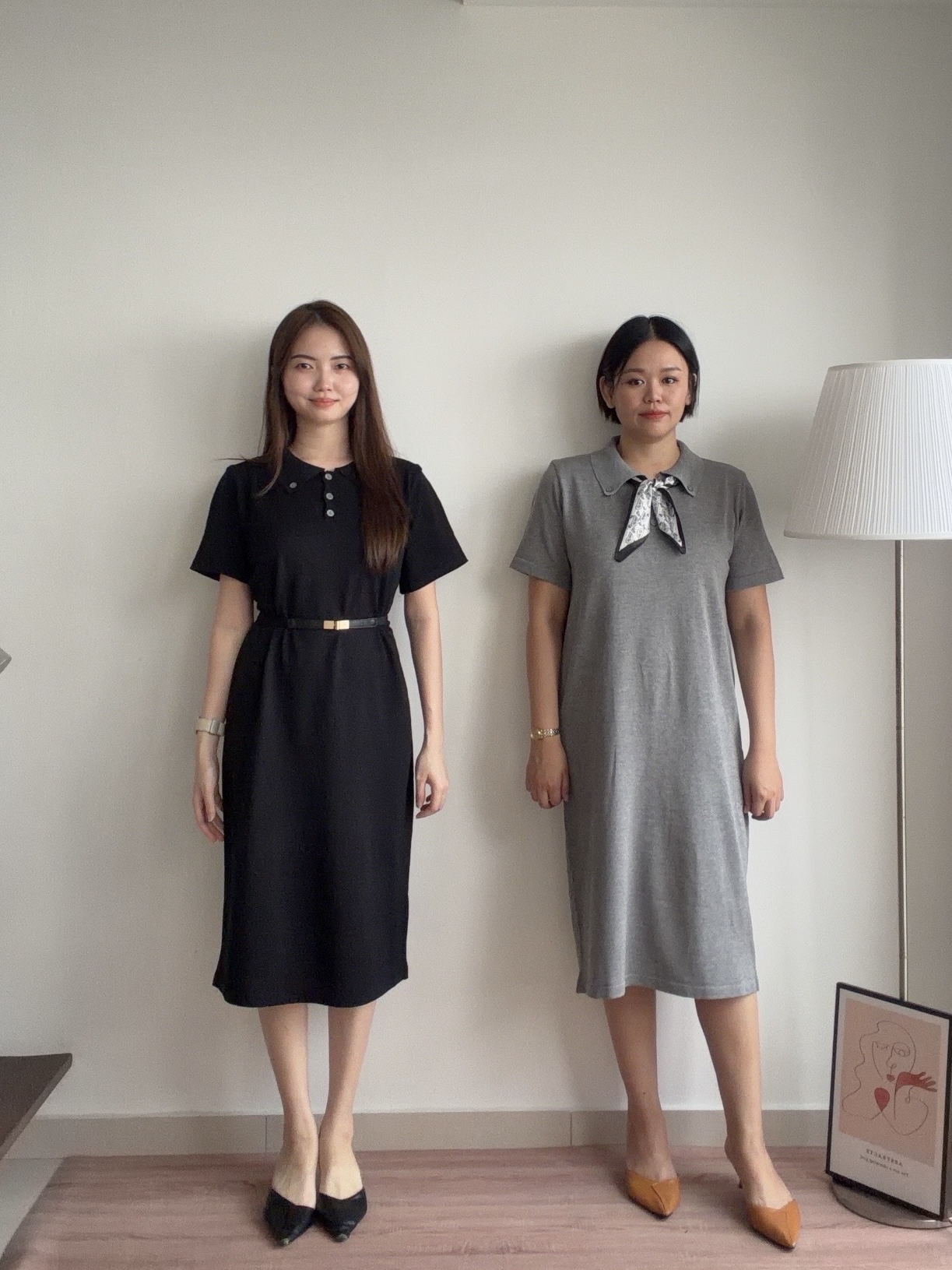 D2379 Polo Long Knit Dress - 3 Colors 