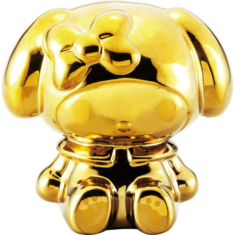 Sanrio My Melody 金色貯金箱