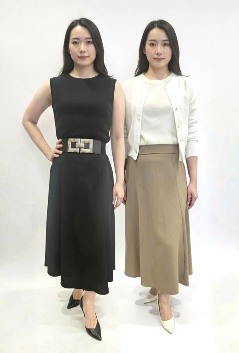 Classic Midi A-Line Skirt