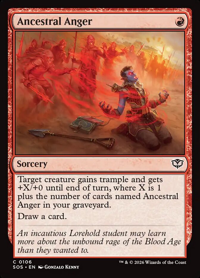 [EN] Ancestral Anger [SOS-106] C