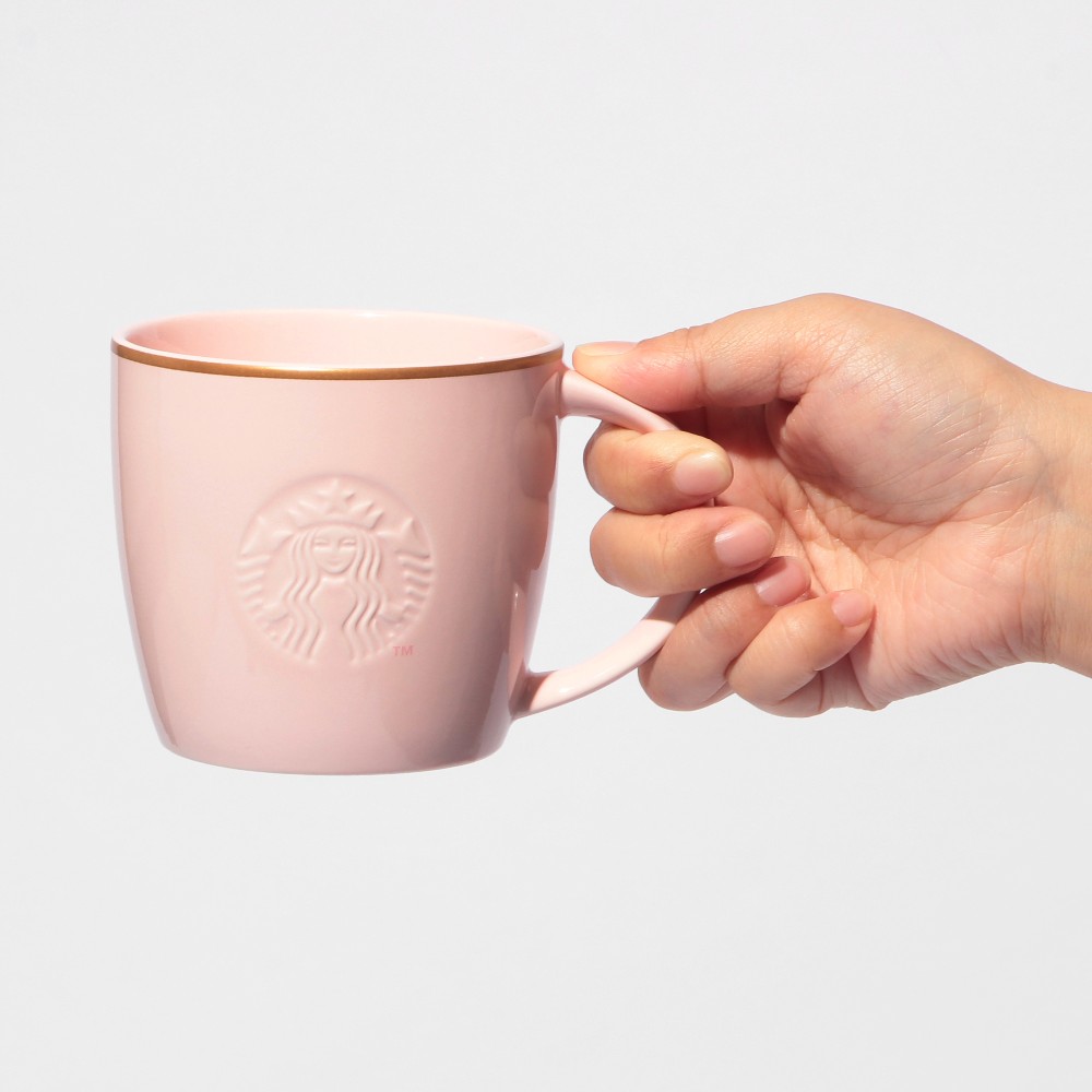 《日本🇯🇵 STARBUCKS Mother's Day 限定系列》金邊Logo馬克杯 355ml
