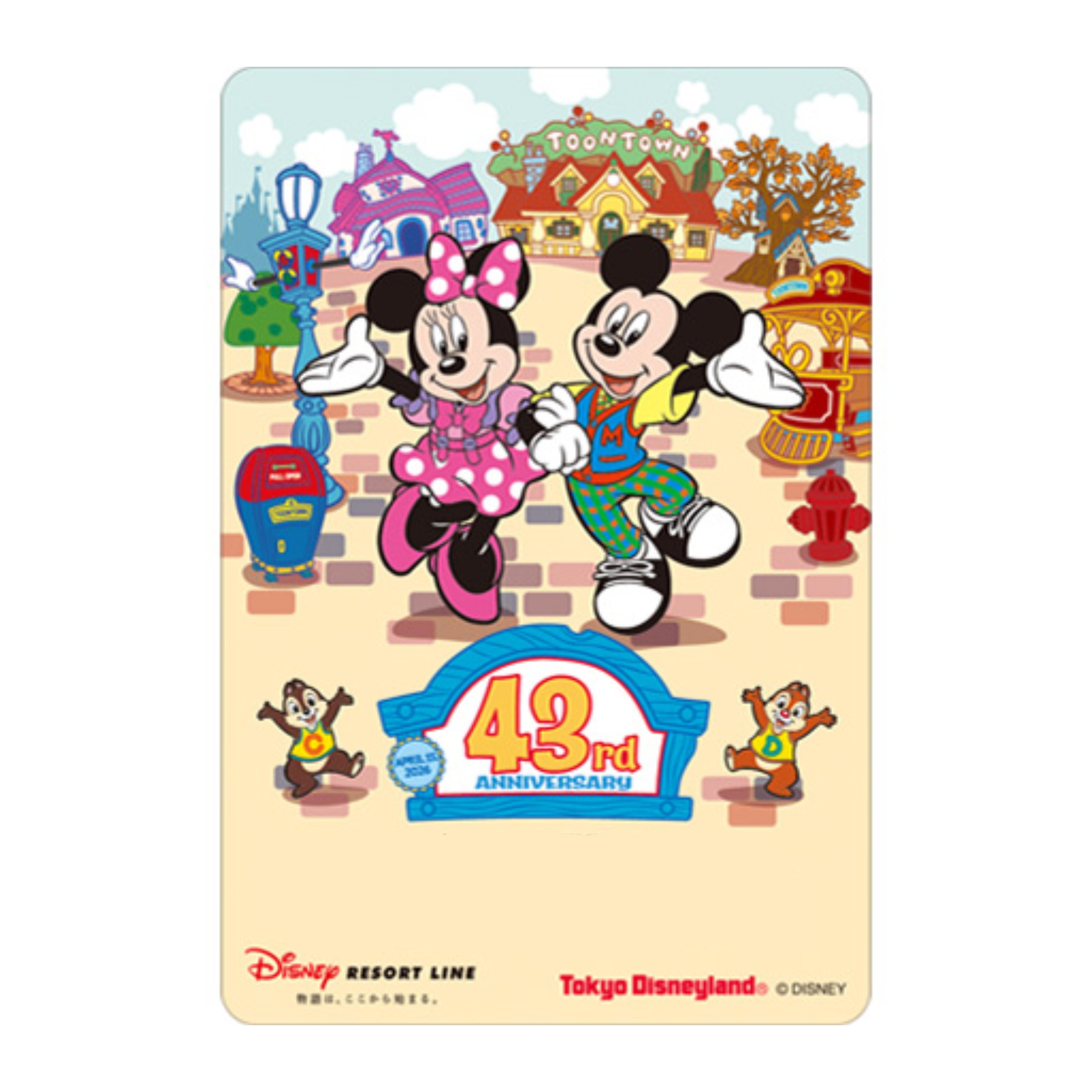 【預訂】TDR 43rd Anniversary - resort line ticket