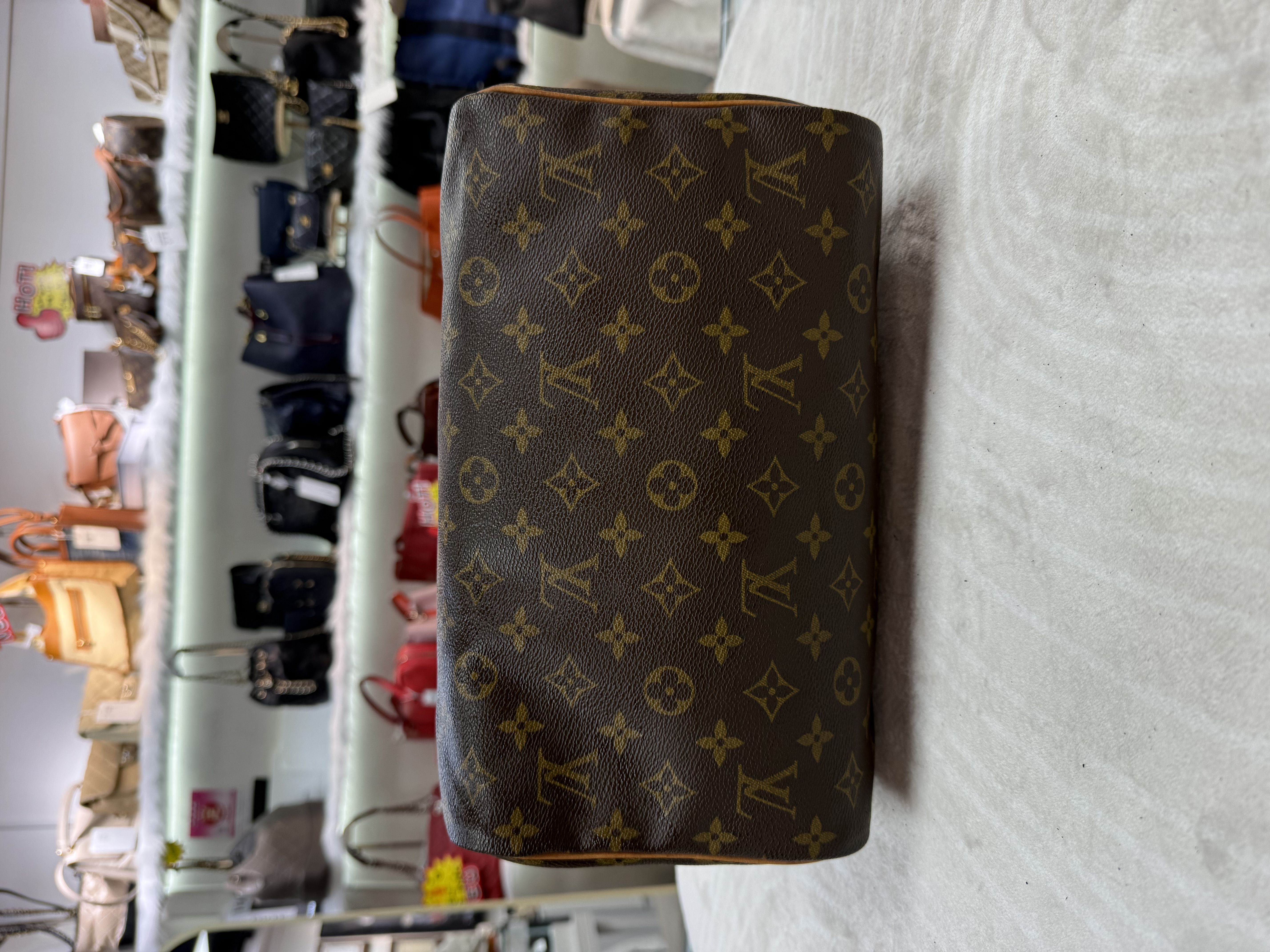 LV/路易威登  經典老花Sp30手提款 上身簡單大方 經典保值 尺寸:30×21×17 淨袋冇配件