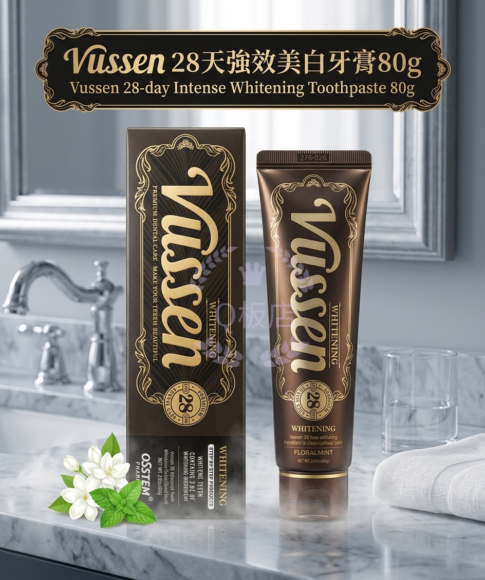 Vussen 28天強效美白牙膏 80g