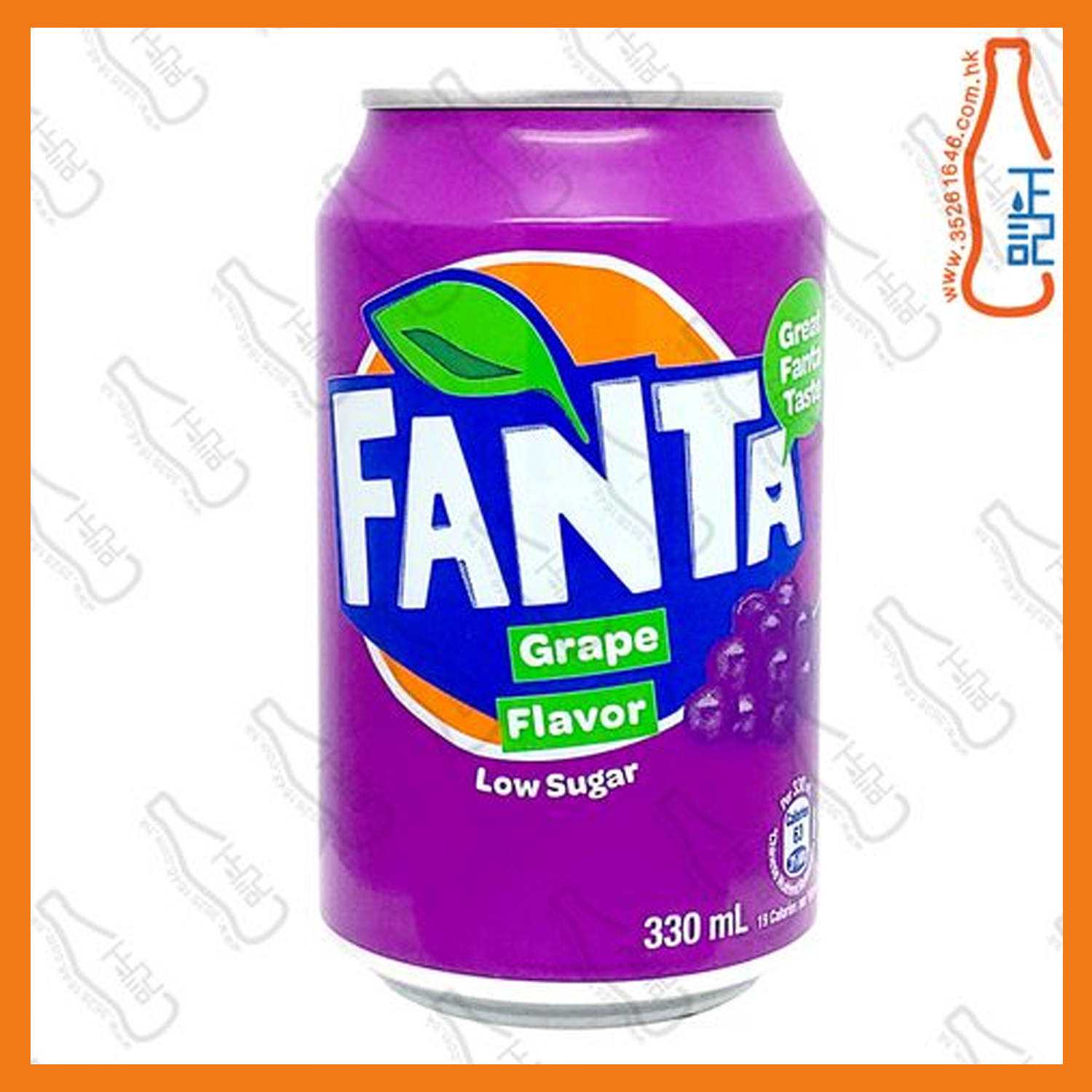 ==(罐裝)芬達提子汁  330ml x 8罐 / 份