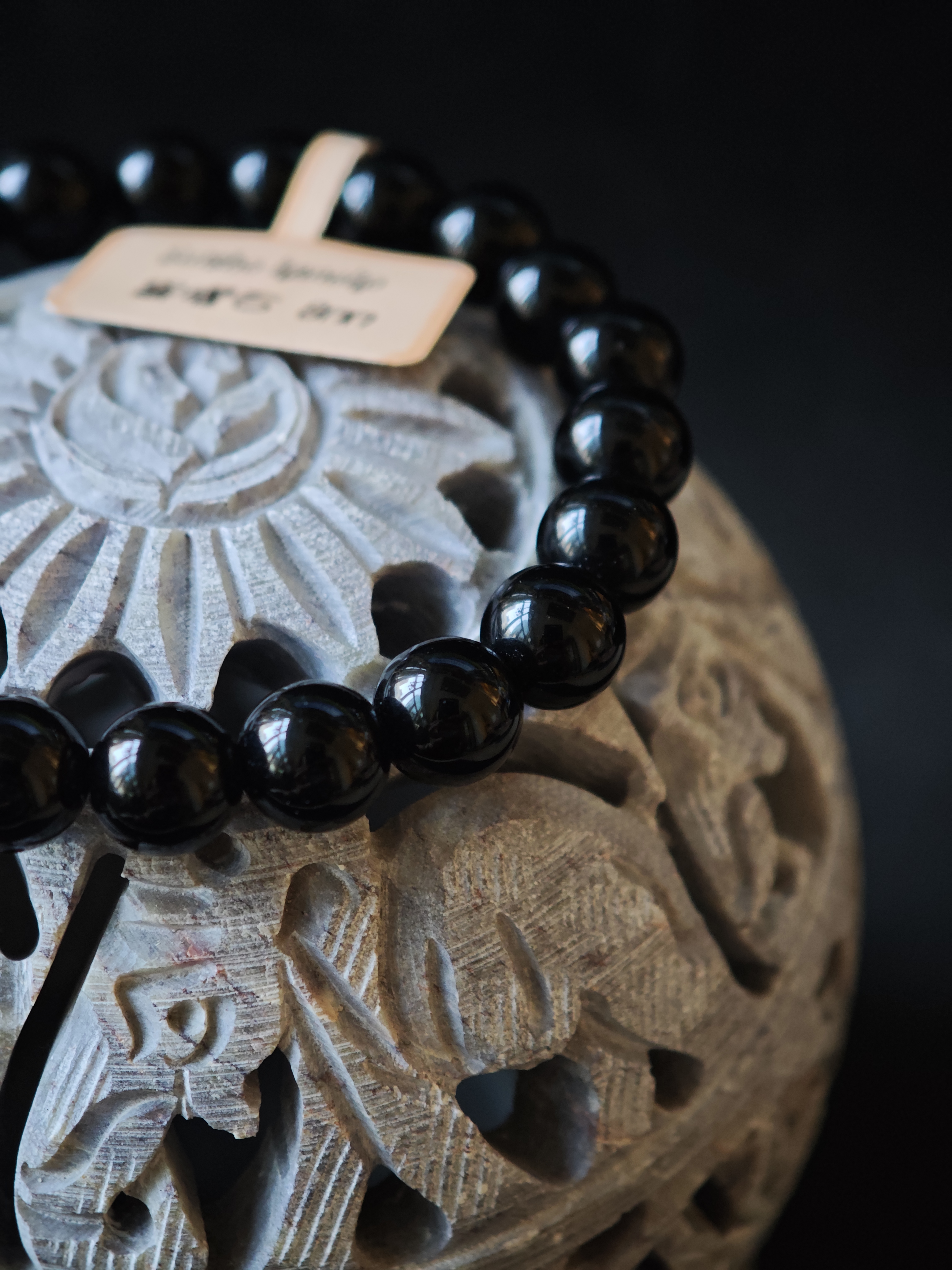 ✨新品水晶手串✨😊實物拍攝📷✨⚫黑曜石🖤✨✨