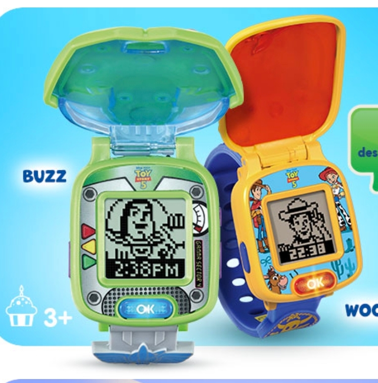VTech Disney Pixar Toy Story 5 Woody Learning Watch 互動學習手錶｜英文版兒童電子手錶｜3歲以上