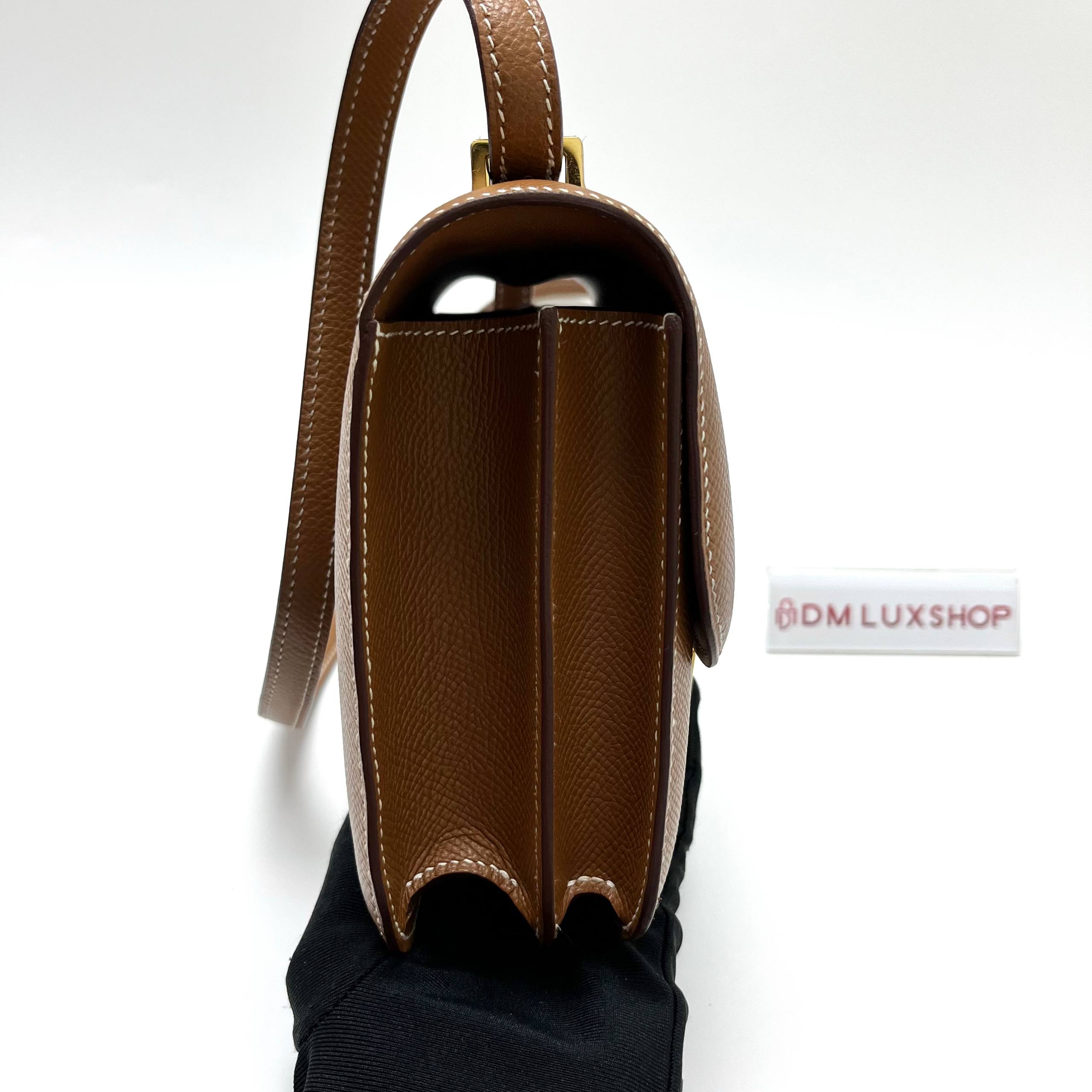 Hermes Mini Constance Gold GHW (Stamp Z)