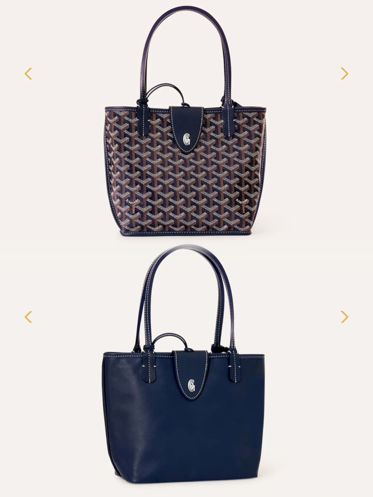 Goyard Anjou mini (手袋配有Croc Universel 皮革安全扣）