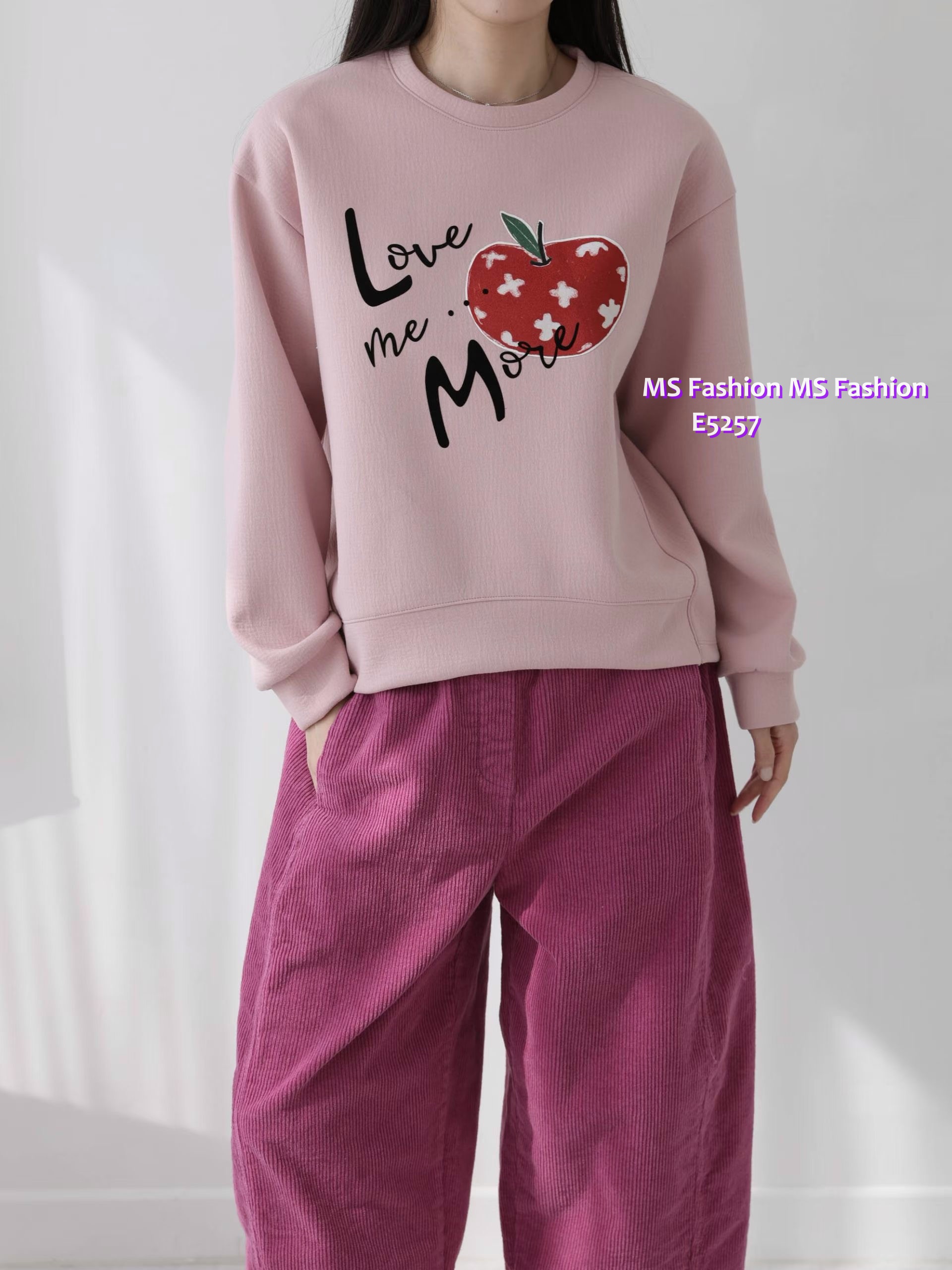 E5257 靚色靚print top