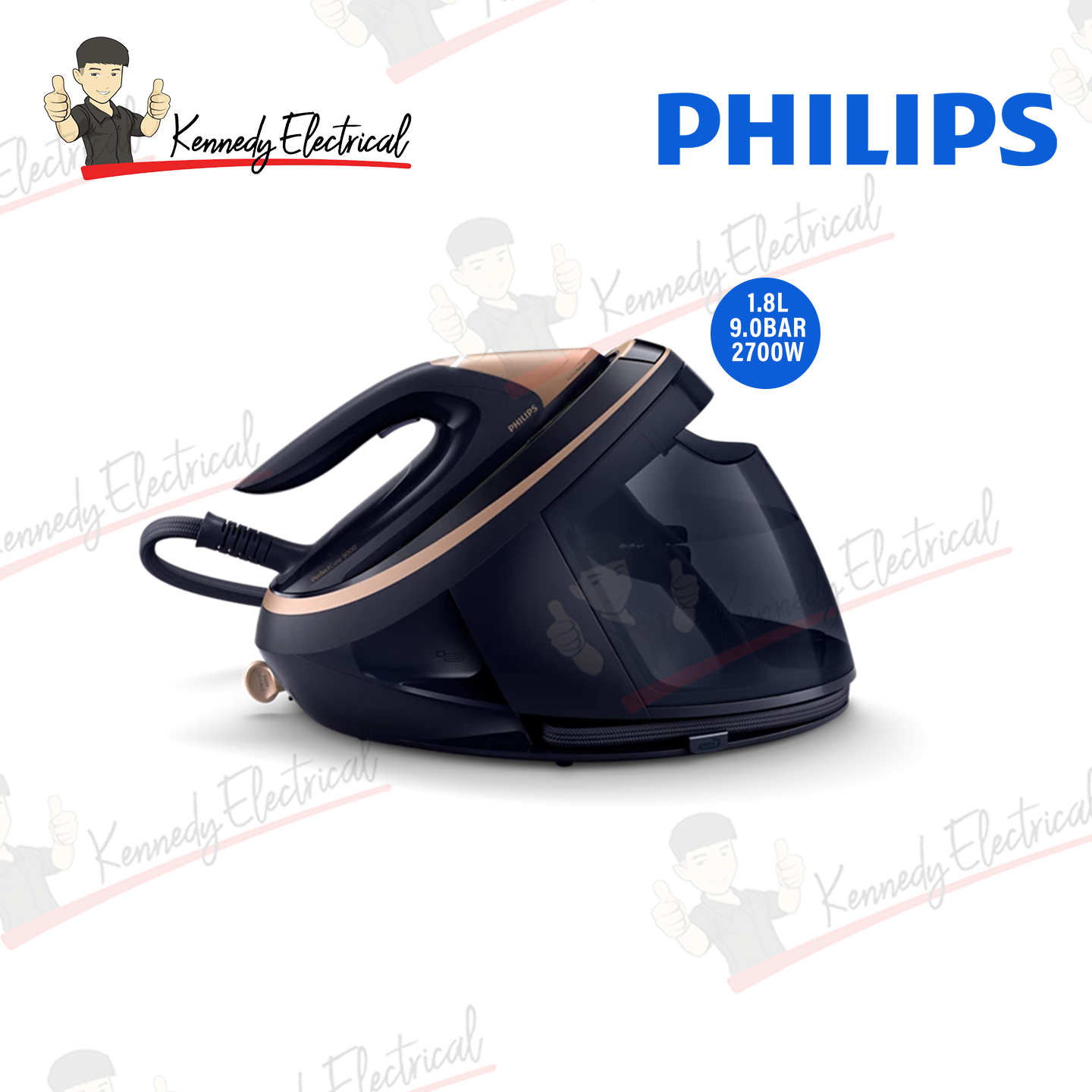 Philips PerfectCare 9000 Series 3100W Steam Generator Iron with Board (PSG9050/26)