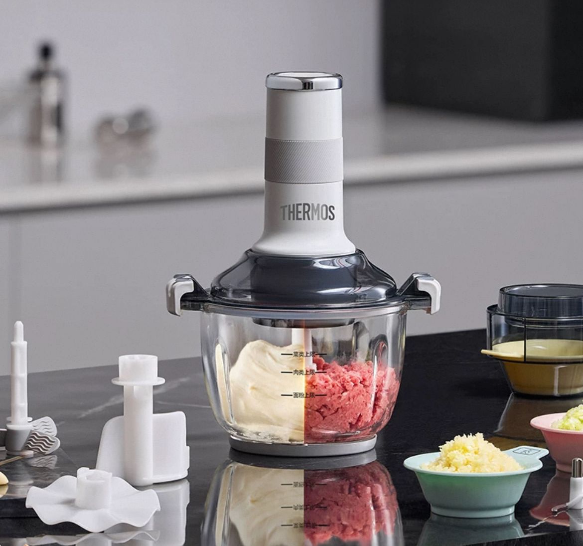 Thermos 家用多功能絞肉機EHA-5623A 香港三腳插頭 (預購產品)