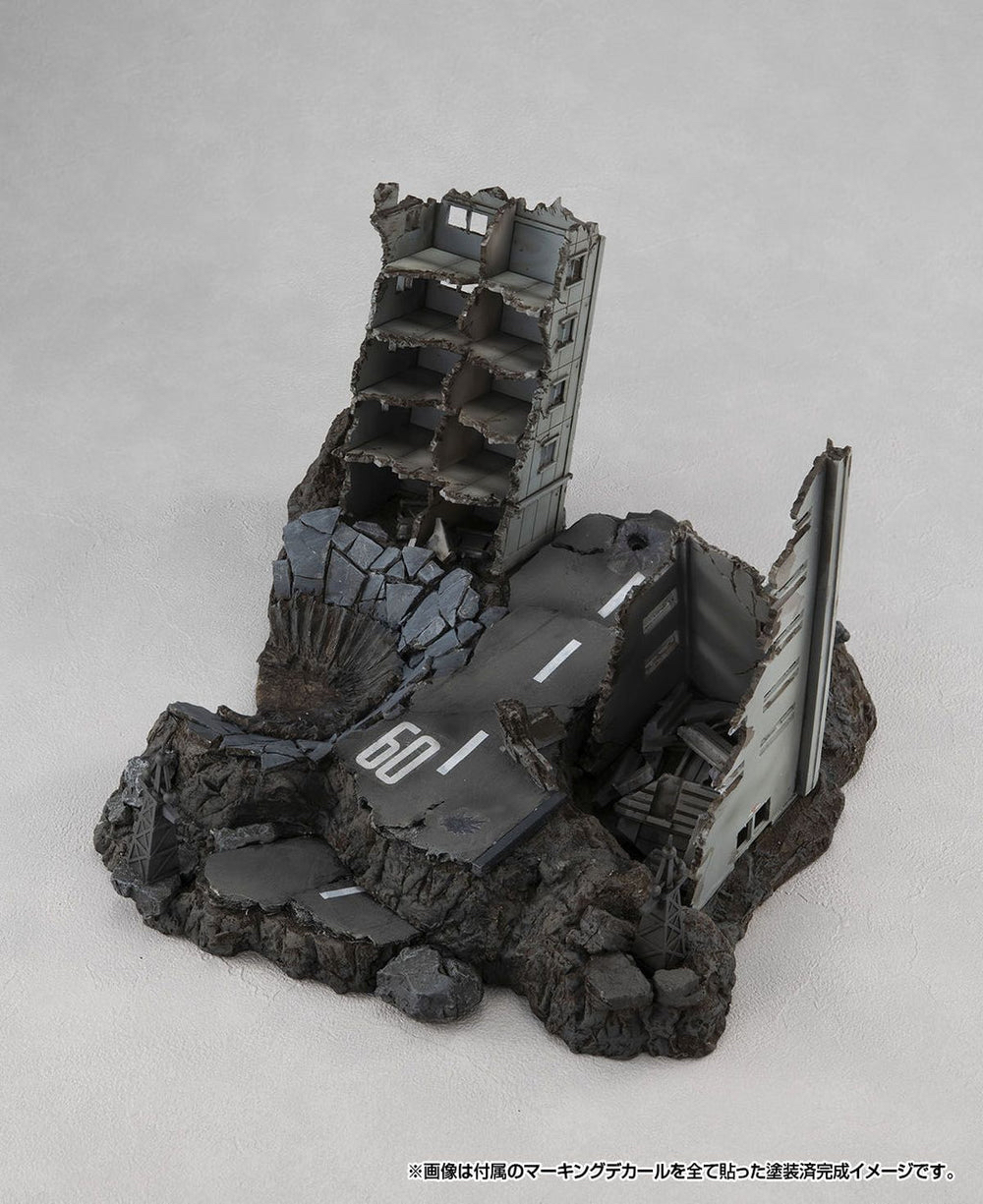R.M.S《機動戰士高達 》G502M 紐約廢墟 (金屬色ver.) MEGAHOUSE RM series G structure Mobile Suit Gundam【GS02M】The abandoned buildings in New Yark city（Material Color Edition）場景