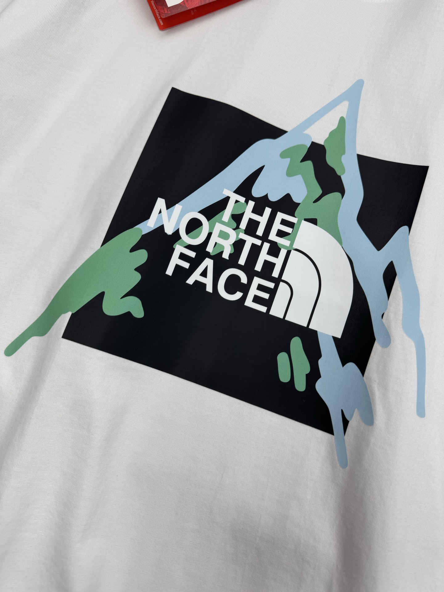 $168件。2件起$ 158件。The North Face 北面 全棉重磅Logo短袖T恤（男女同款）